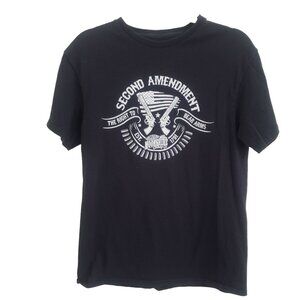 Second Amendment T-Shirt Right to Bear Arms by Southern Moonshine Black Size M